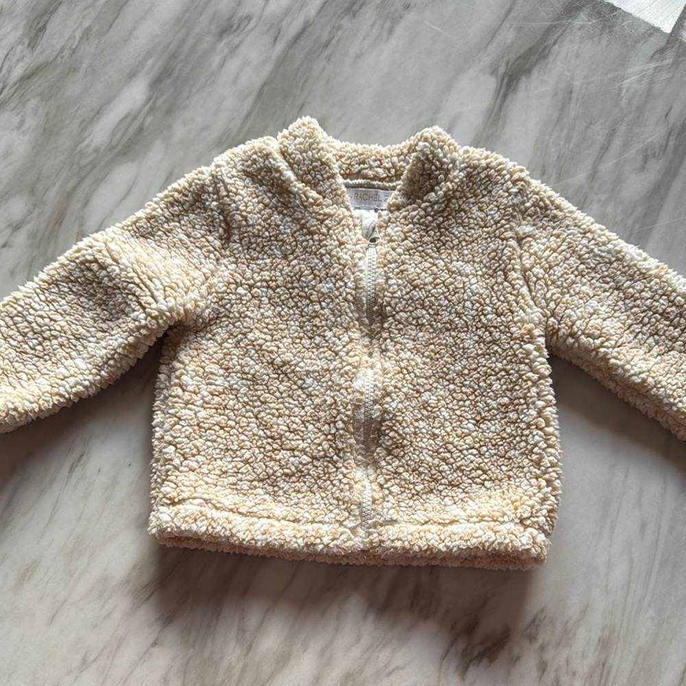 Rachel Zoe Textured Cream Jacket